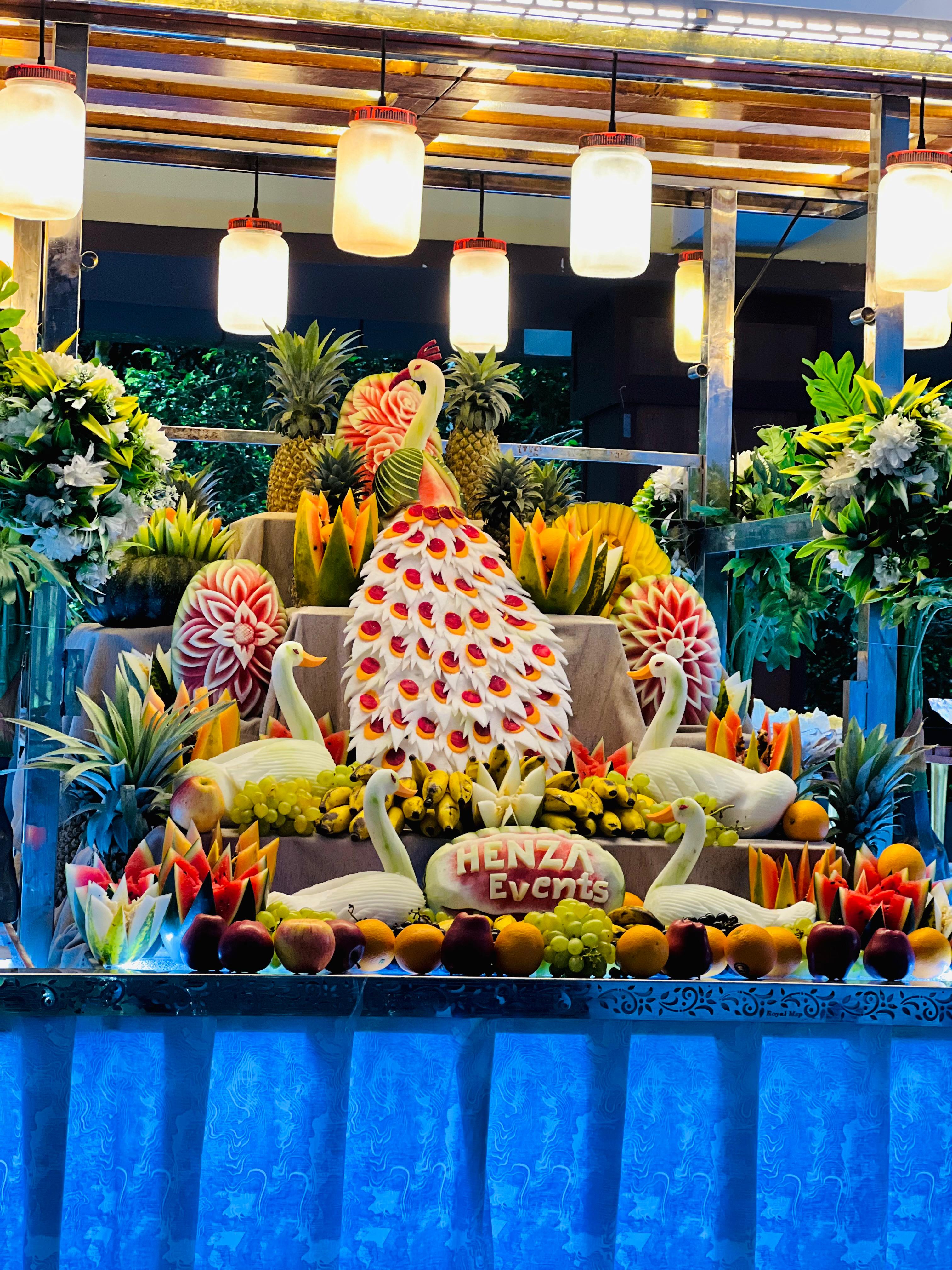 Elegantly plated fine dining at a Henza Events catering